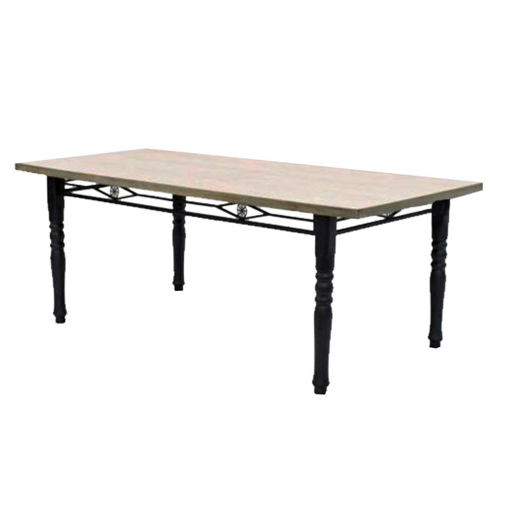 Sienna Industrial Dining Table Furnish 365 Limited