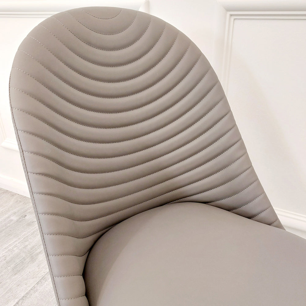 Alba Leather Dining Chair Furnish 365 Limited