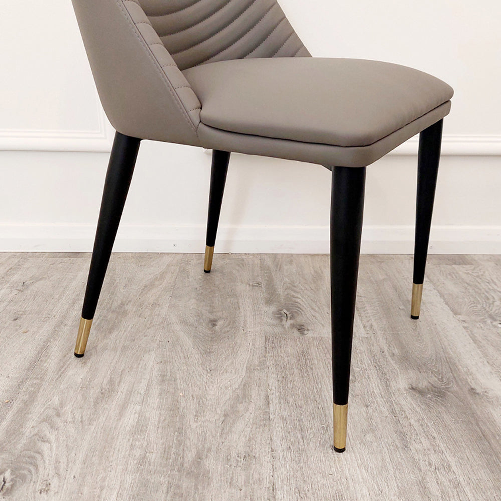 Alba Leather Dining Chair Furnish 365 Limited