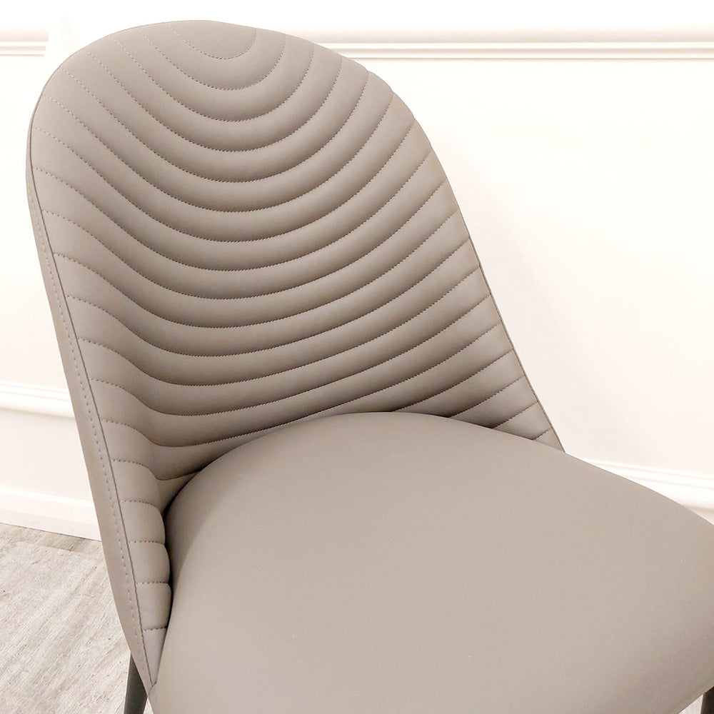Alba Leather Dining Chair Furnish 365 Limited