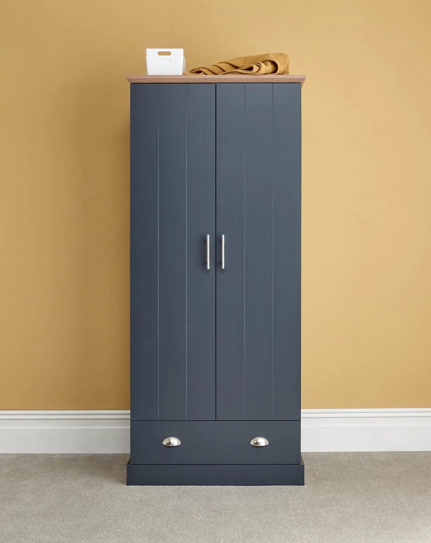 Kendal 2 Door 1 Drawer Wardrobe - Grab Some Furniture