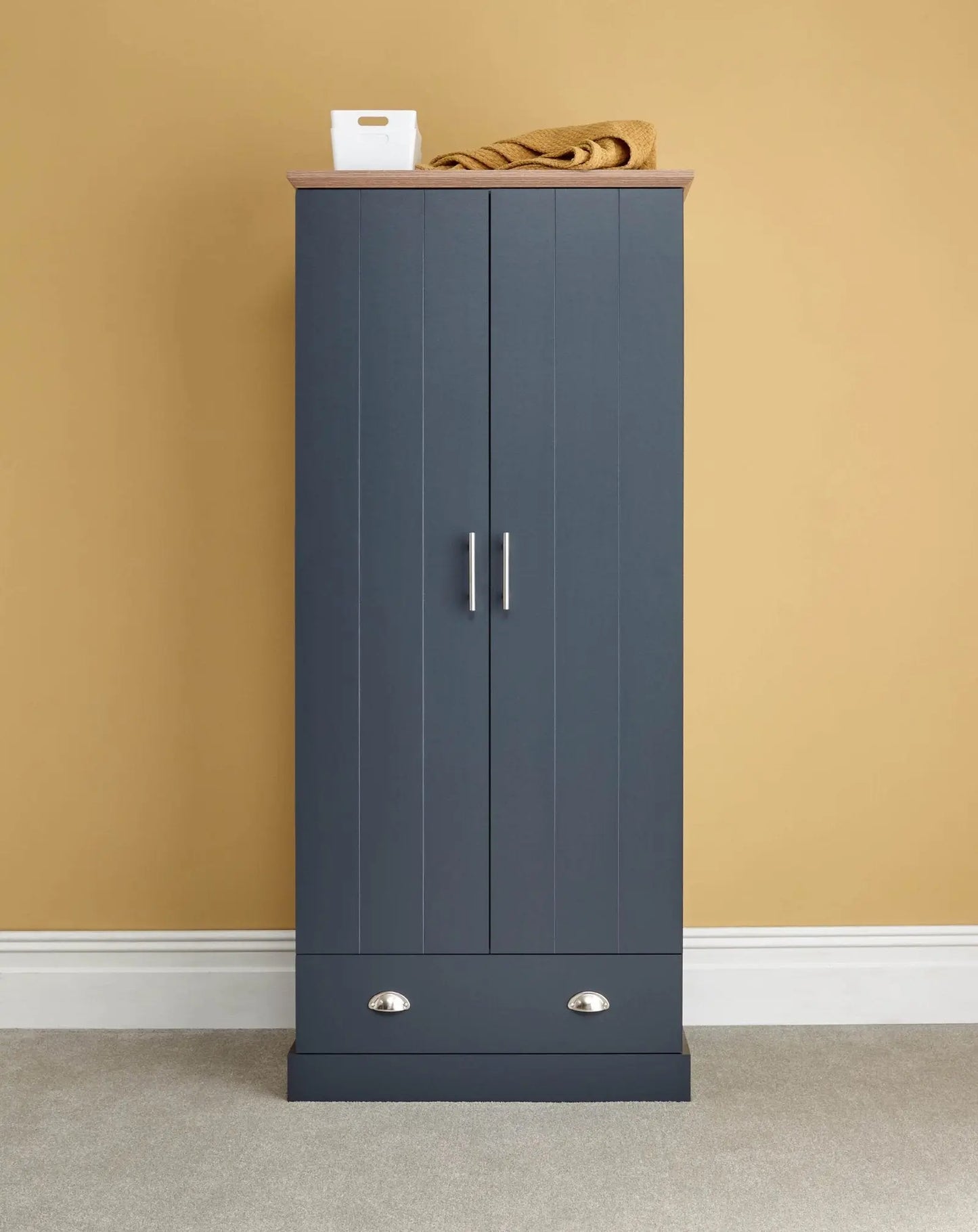 Kendal 2 Door 1 Drawer Wardrobe - Grab Some Furniture