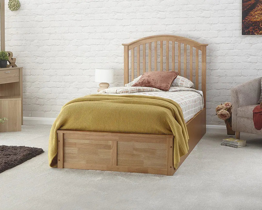 Madrid Solid Wood Storage Bedstead My Store