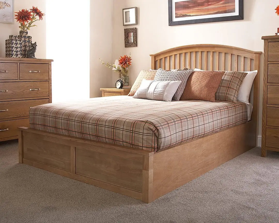 Madrid Solid Wood Storage Bedstead My Store