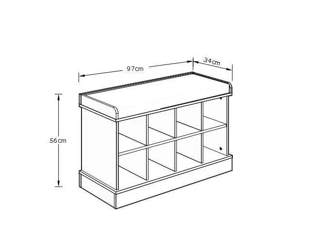 Kempton Shoe Bench - Grab Some Furniture