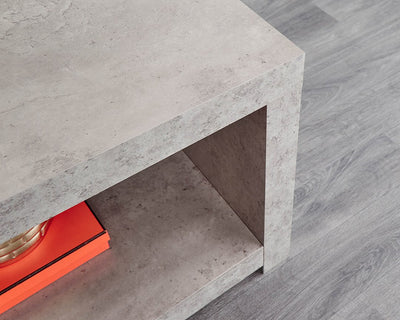 Bloc Coffee Table with Shelf - Grab Some Furniture