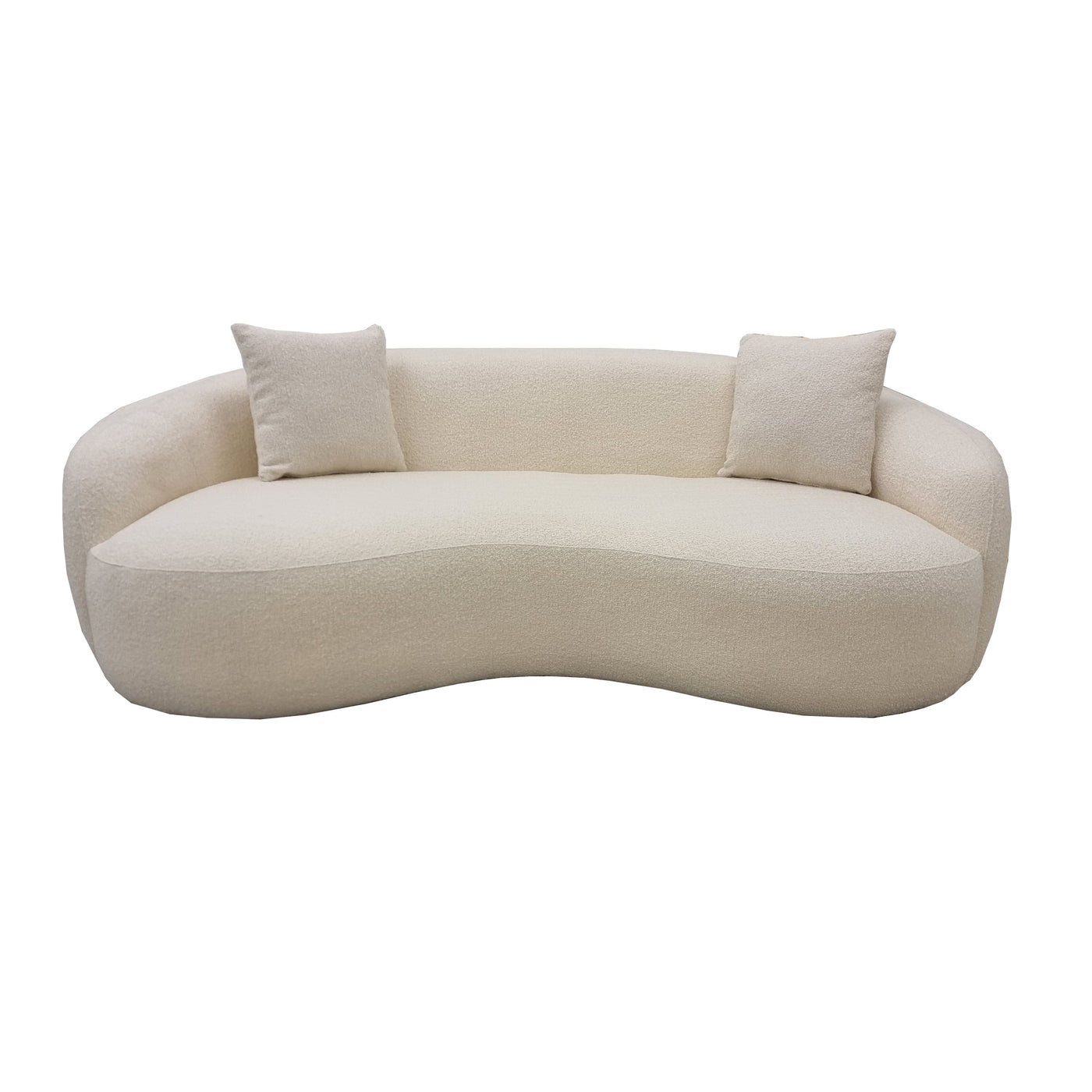 The Wave Boucle Sofa - Ivory Furnish 365 Limited