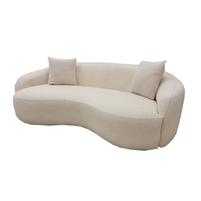 The Wave Boucle Sofa - Ivory Furnish 365 Limited