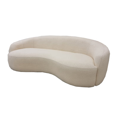 The Wave Boucle Sofa - Ivory Furnish 365 Limited