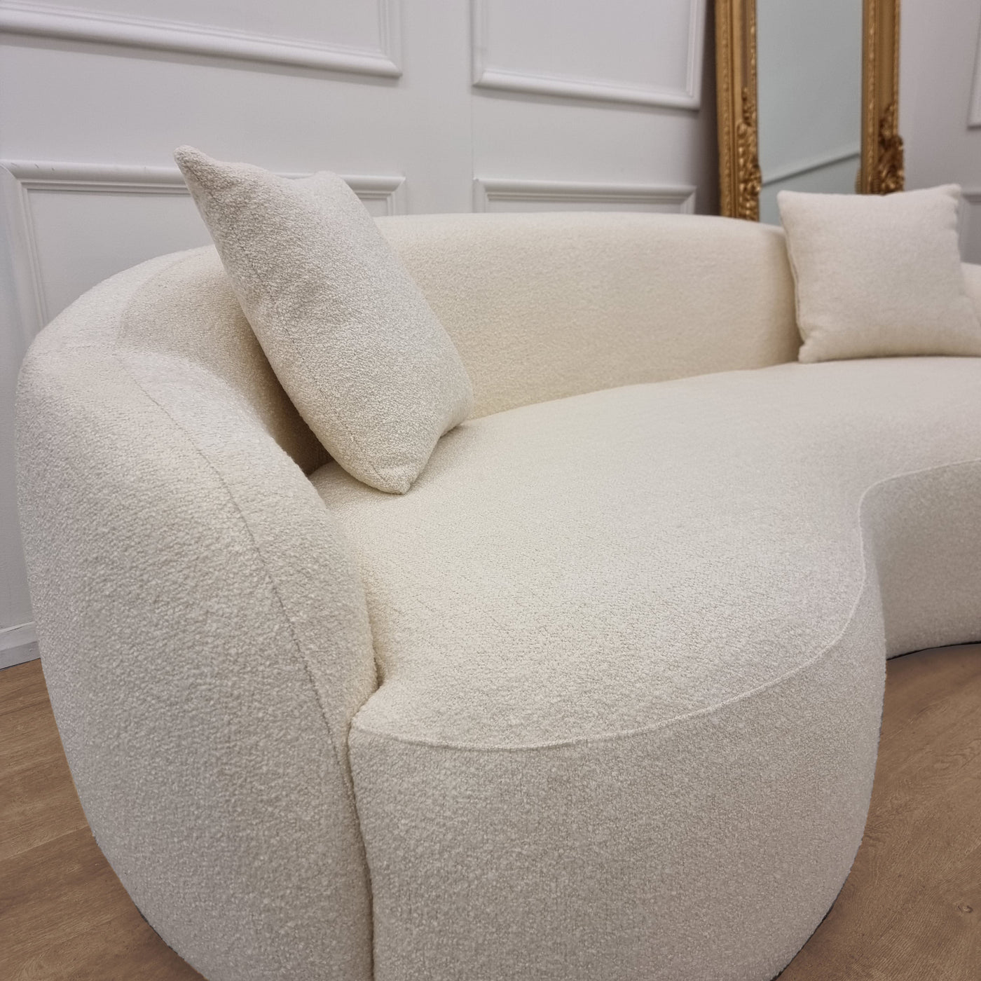 The Wave Boucle Sofa - Ivory Furnish 365 Limited