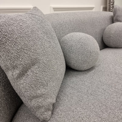 The Wave Boucle Sofa - Grey Furnish 365 Limited