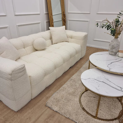 The Bubble Boucle 3 Seater Sofa Grab Some Furniture