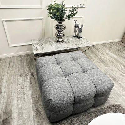 The Bubble Boucle Footstool Grab Some Furniture