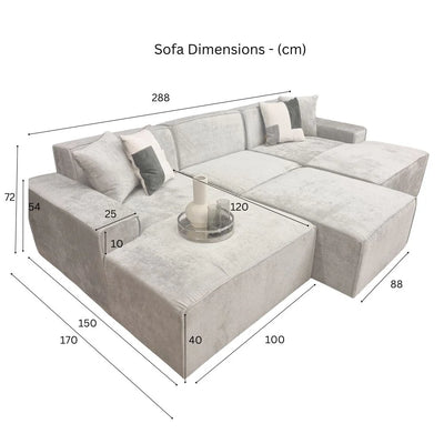 Atlanta Modula Sofa - U Shape Combination