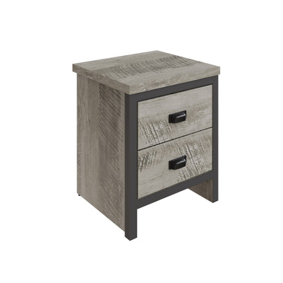 Boston Two-Drawer Nightstand single Table - Grab Some Furniture