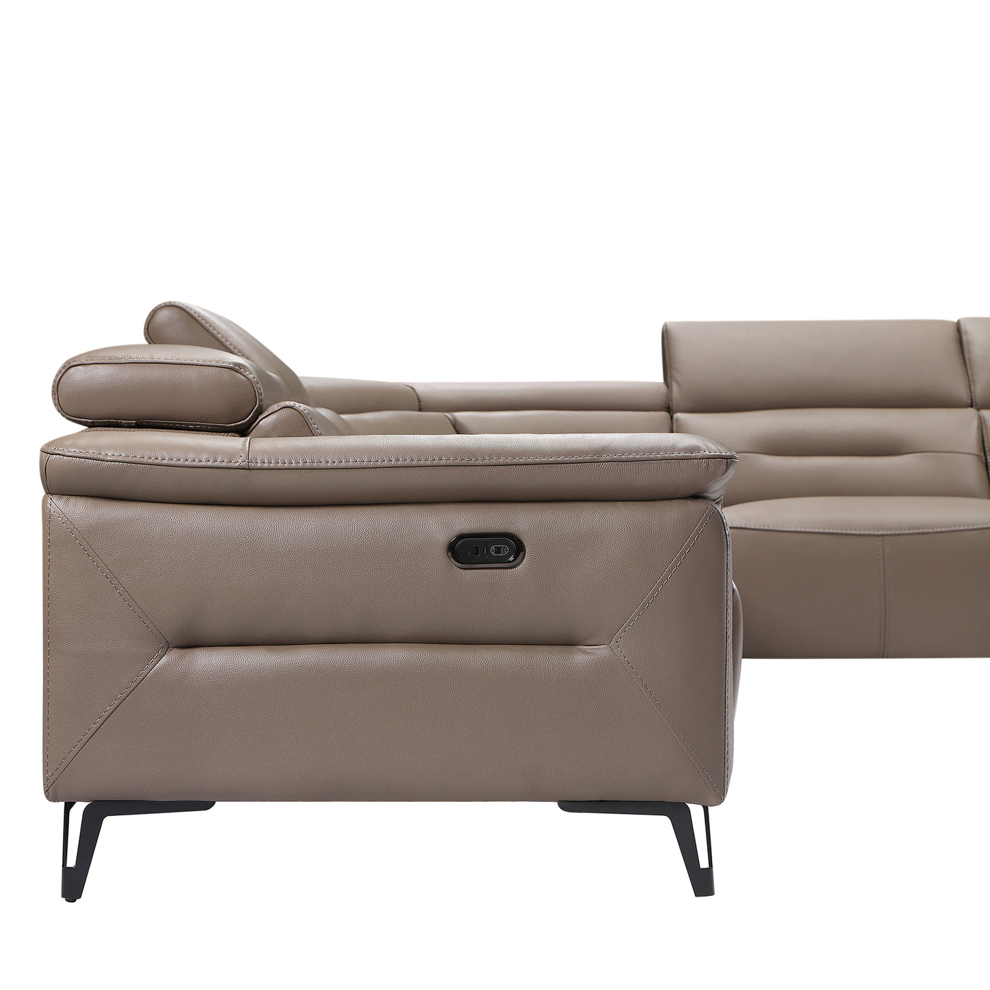 Eleganzia corner Leather Sofa