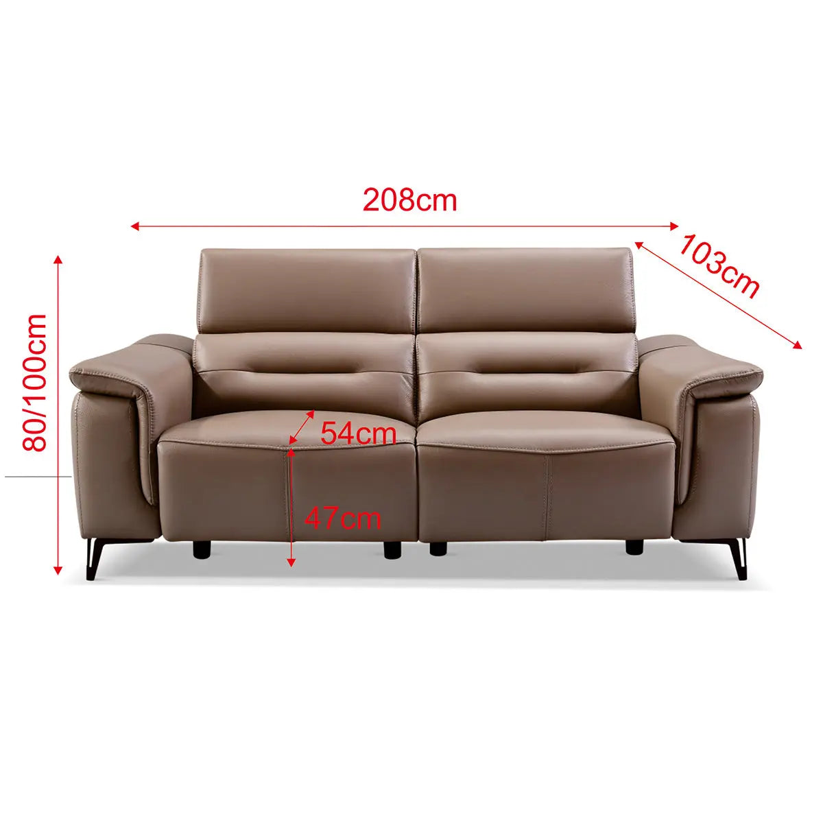 Eleganzia Leather Sofa Set My Store