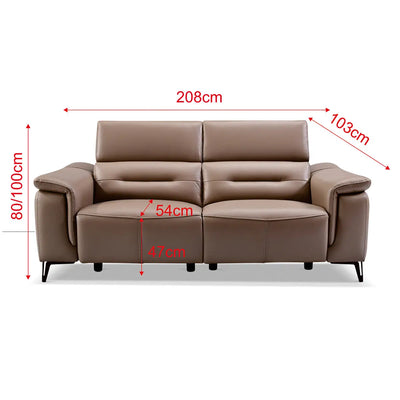 Eleganzia Leather Sofa Set My Store