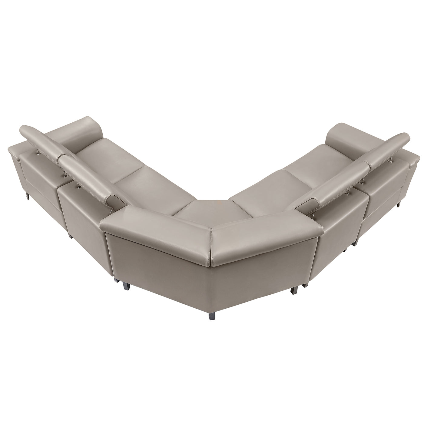 Eleganzia corner Leather Sofa