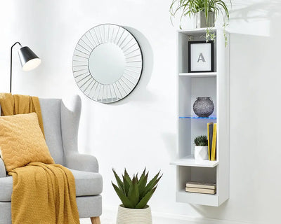 Galicia Wall Mounted Tall Shelving Unit - Grab Some Furniture