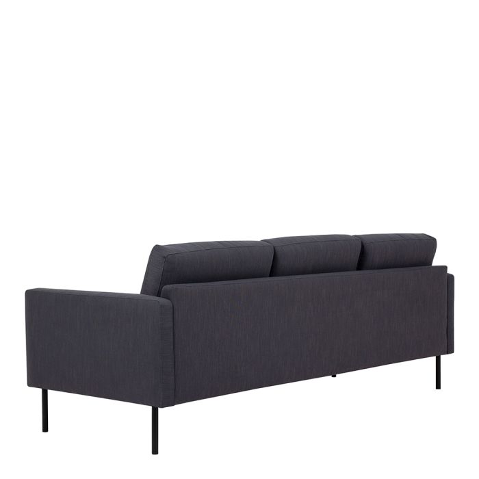 Larvik 3 Seater Sofa - Black Legs