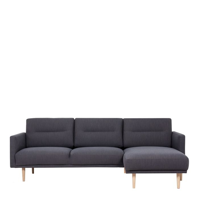 Larvik Chaiselongue Sofa (RH) - Oak Legs