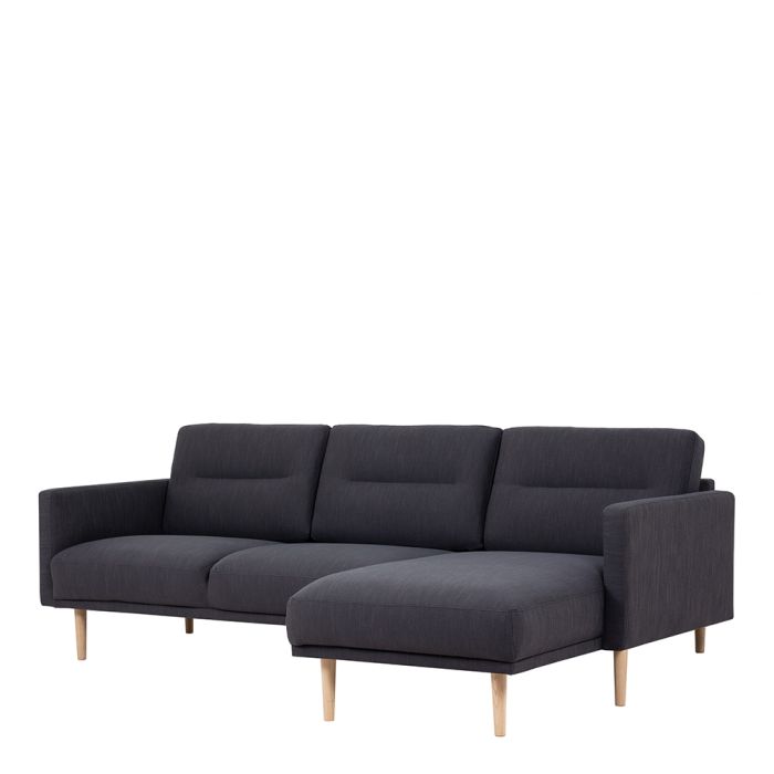 Larvik Chaiselongue Sofa (RH) - Oak Legs