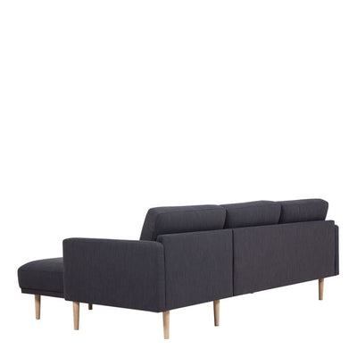 Larvik Chaiselongue Sofa (RH) - Oak Legs