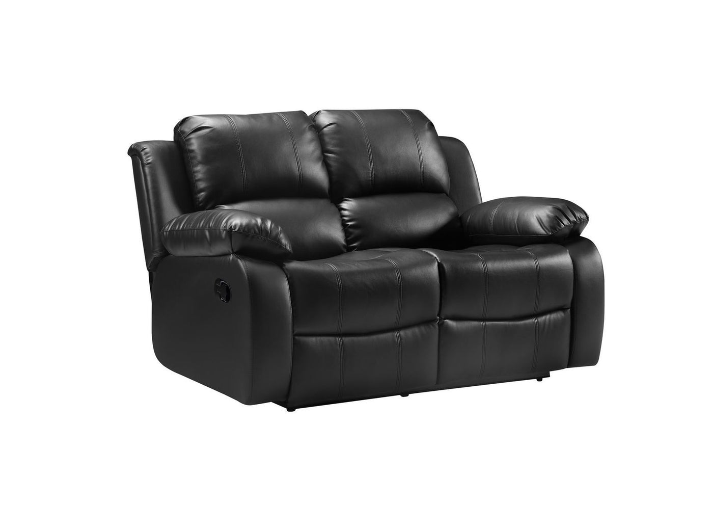 Valencia 2 Seater Recliner Sofa (Black) Grab Some Furniture