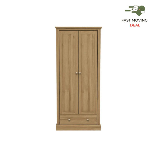 DEVON 2 DOOR WARDROBE - Grab Some Furniture