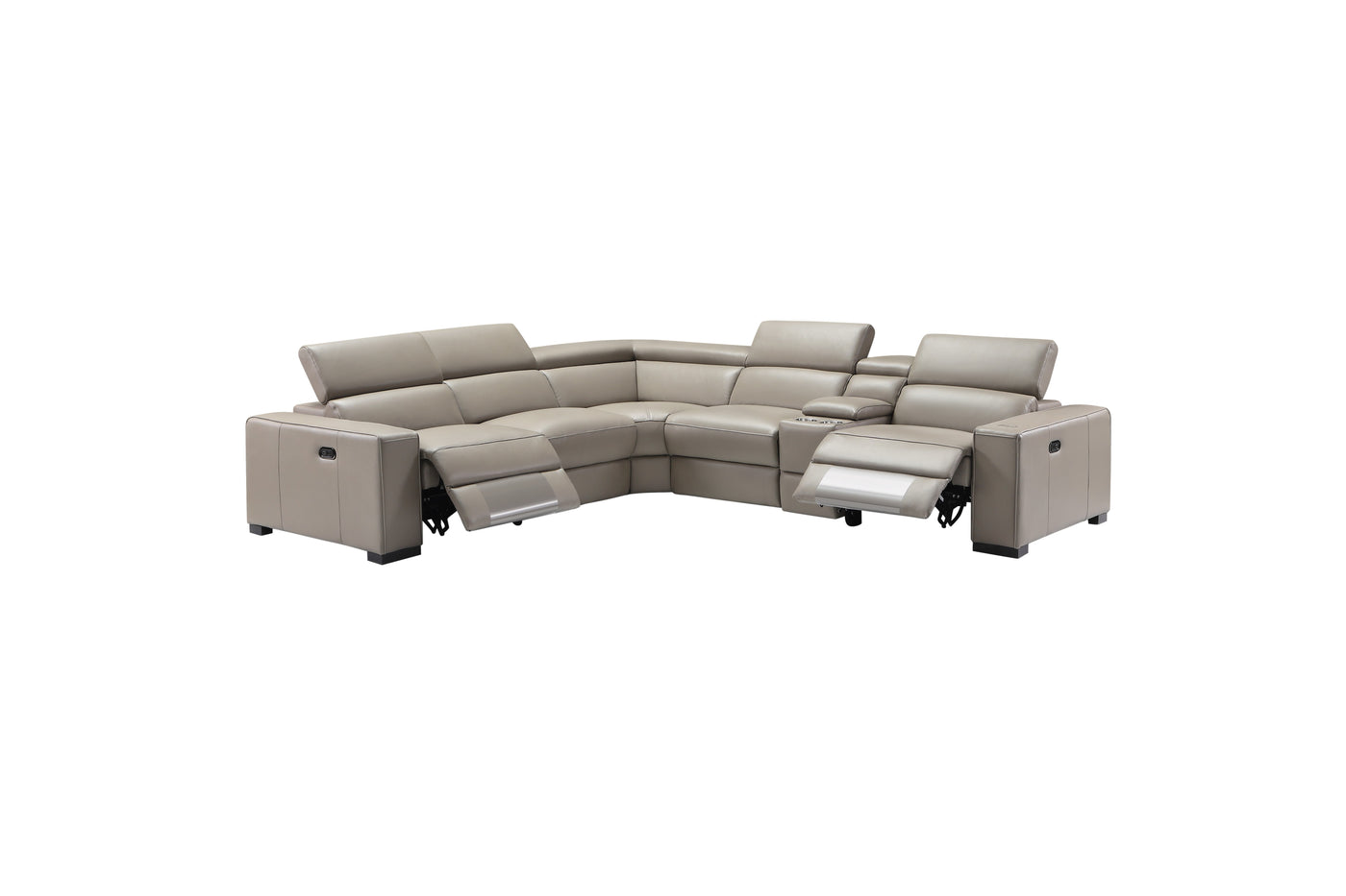 EliteLux Leather Sectional Sofa