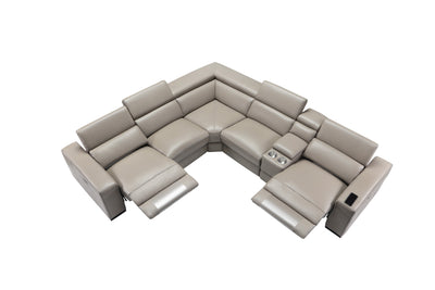 EliteLux Leather Sectional Sofa