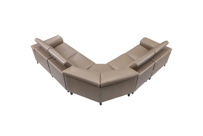 SootheSway Leather Recliner Sofa Grab Some Furniture