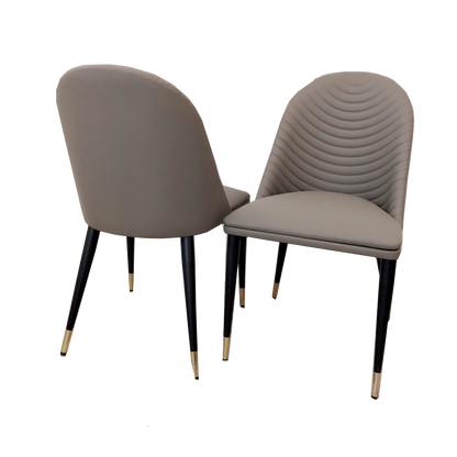Alba Leather Dining Chair Furnish 365 Limited