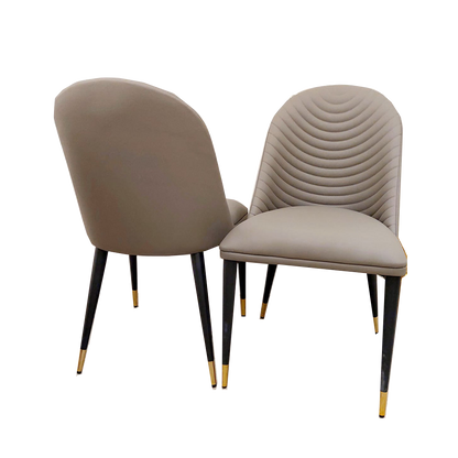 Alba Leather Dining Chair Furnish 365 Limited