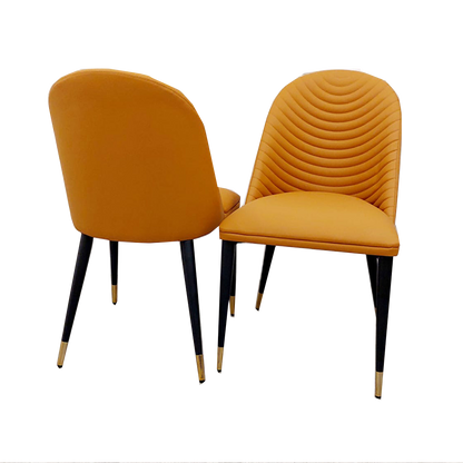Alba Leather Dining Chair Furnish 365 Limited