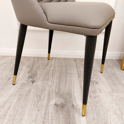 Alba Leather Dining Chair Furnish 365 Limited