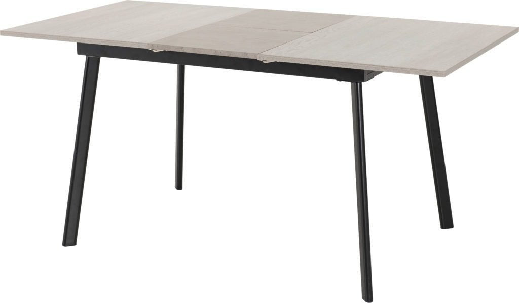 Avery Extending Dining Table Concrete/Grey Oak Effect/Black - Grab Some Furniture