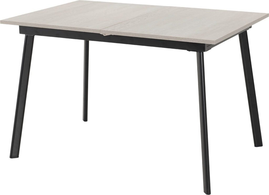 Avery Extending Dining Table Concrete/Grey Oak Effect/Black - Grab Some Furniture