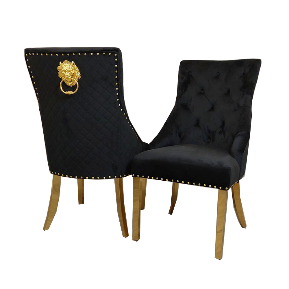 Bentley Gold Dining Chair Furnish 365 Limited