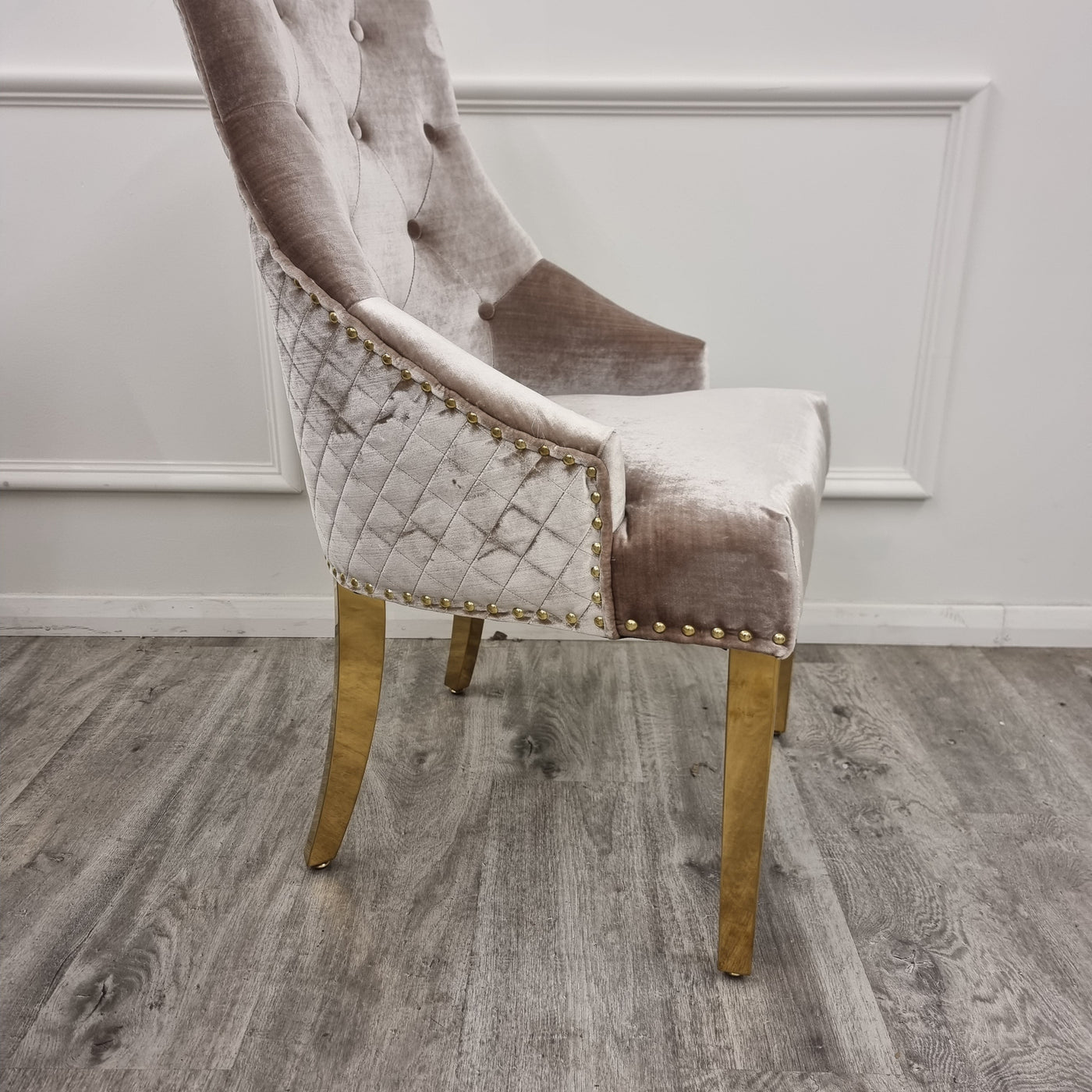 Bentley Gold Dining Chair Furnish 365 Limited