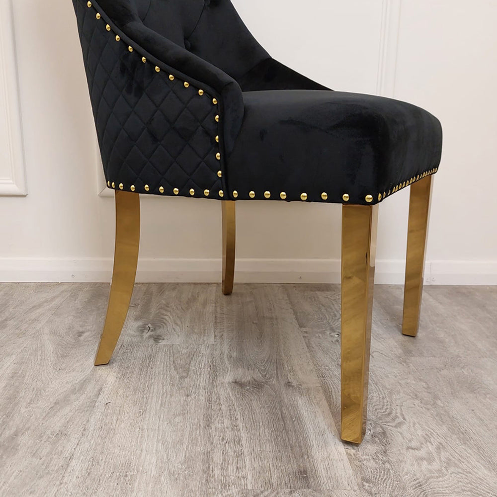 Bentley Gold Dining Chair Furnish 365 Limited