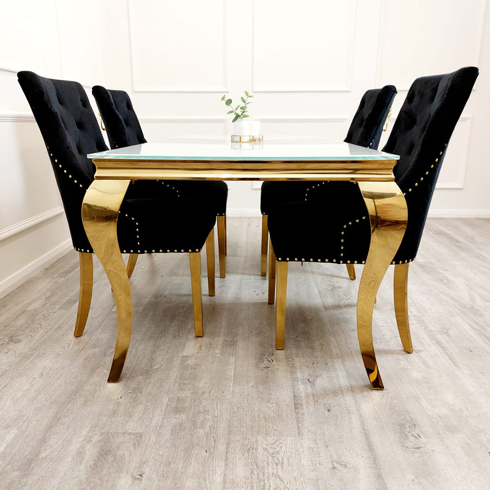 Bentley Gold Dining Chair Furnish 365 Limited