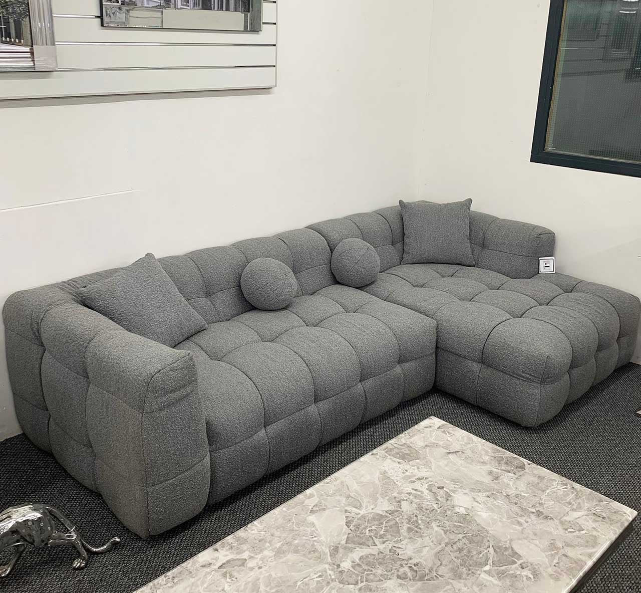 The Bubble Boucle Corner Sofa Grab Some Furniture