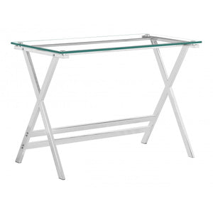 Cadet Console Table Glass with Metal legs - Grab Some Furniture