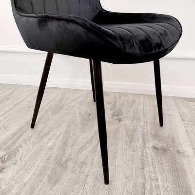 Dido Velvet Dining Chair Furnish 365 Limited