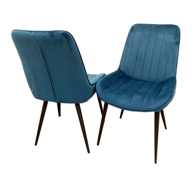 4 x Dido Dining Chairs in Navy Blue Furnish 365 Limited