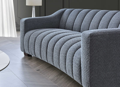 Aluxo Astoria 3 Seater Sofa in Iron - Grab Some Furniture