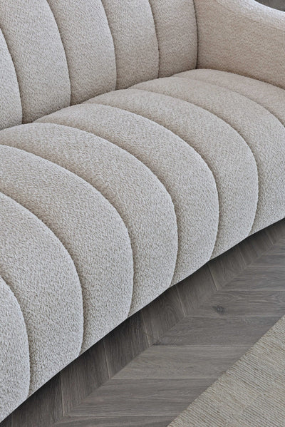 Aluxo Astoria 3 Seater Sofa in Oatmeal - Grab Some Furniture