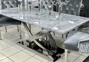 Elina Grey Marble Table - Grab Some Furniture